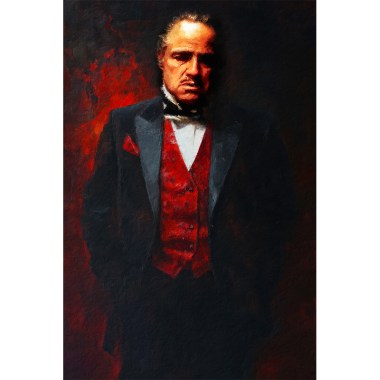 Don corleone schilderij